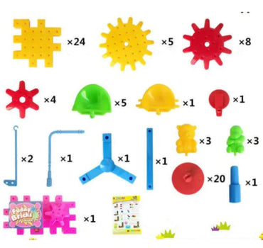 Brick Blocks & Gears Educational Toys
