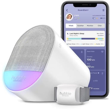 Hubble Guardian+ Smart Baby Monitor with Sleep Insights