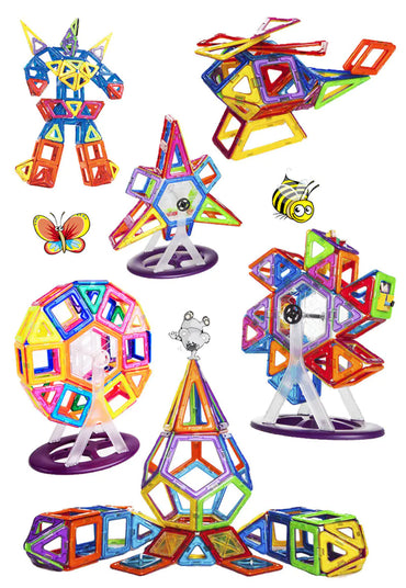 Versatile Magnetic Building Blocks Educational Toy