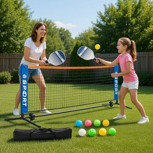 FurySet 10ft Compact Pickleball Kit - Complete Net System with Accessories