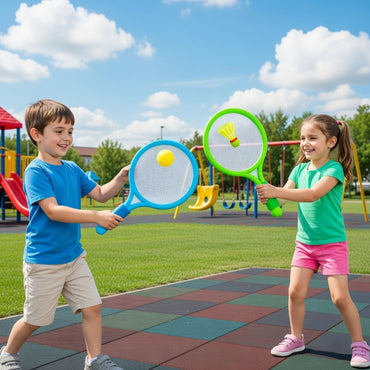 Junior Ace Combo Tennis and Badminton Set