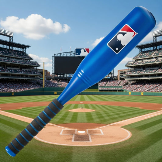 Franklin MLB Youth Jumbo Bat - Blue - Large Backyard Baseball