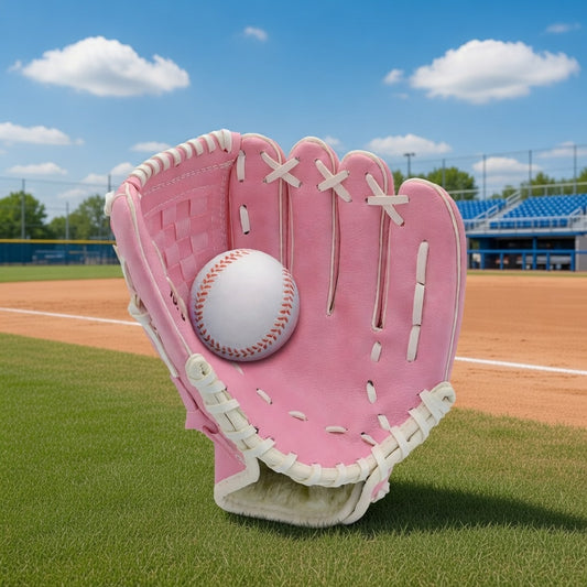 Girls Pink Softball/Baseball Glove Training Set