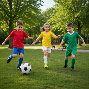 Kids' Soccer Ball 3-Pack with Pump