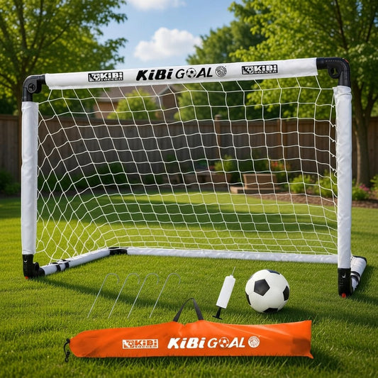QuickSet Soccer Playset for Kids (Net, Ball, Pump, Cones, Bag inc)