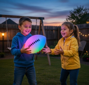 Luminous LED Football with Air Pump and USB-C