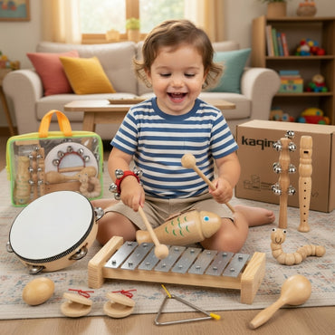 Woodland Harmony Montessori Inspired Toddler 23-Piece Musical Set