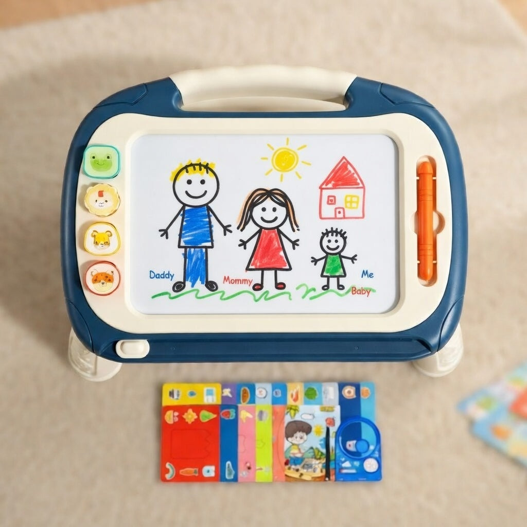 Magnetic Drawing Board for Kids - Large Art Table