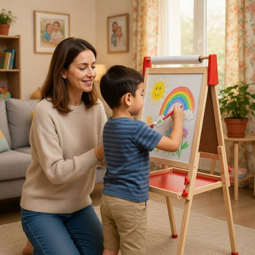 Deluxe Dual-Sided Kids' Art Easel