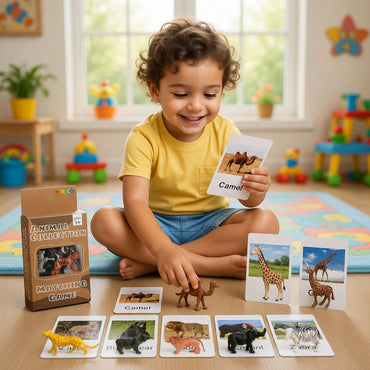Montessori Safari Animal Matching Game