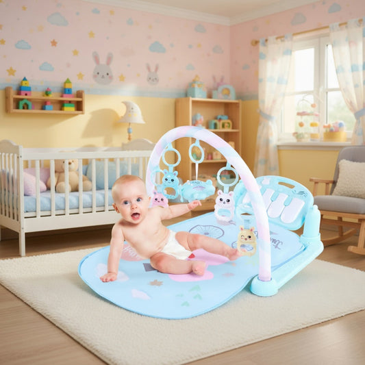 Baby Activity Gym with Musical Piano for Early Learning
