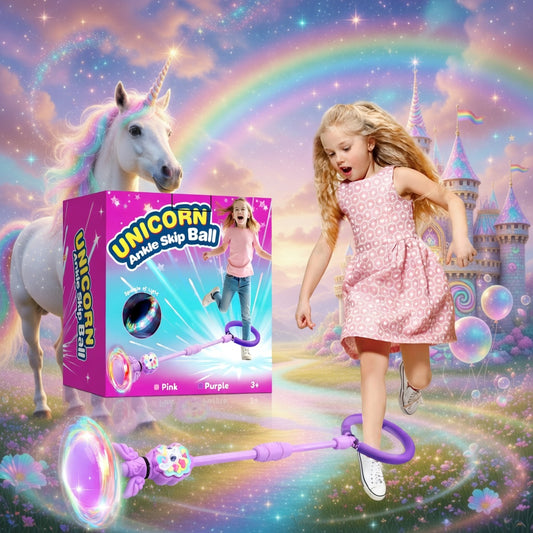 Unicorn Flash Skip Ball for Kids