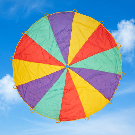 Rainbow Cooperative Play Parachute Tent (12ft)