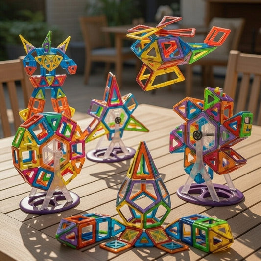 Versatile Magnetic Building Blocks Educational Toy