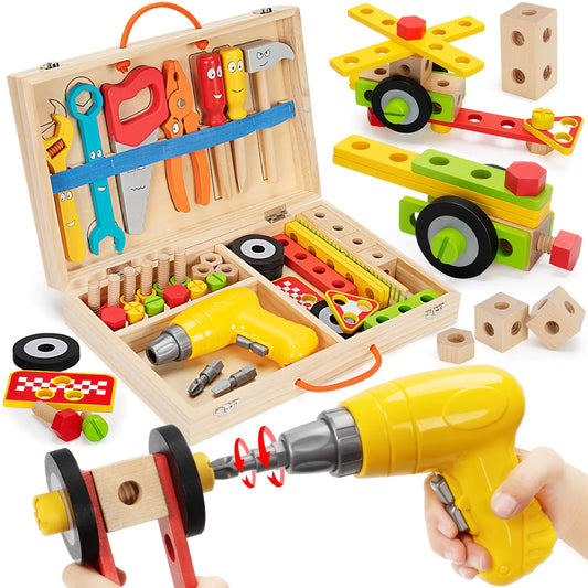 Kids Wooden Tool Set