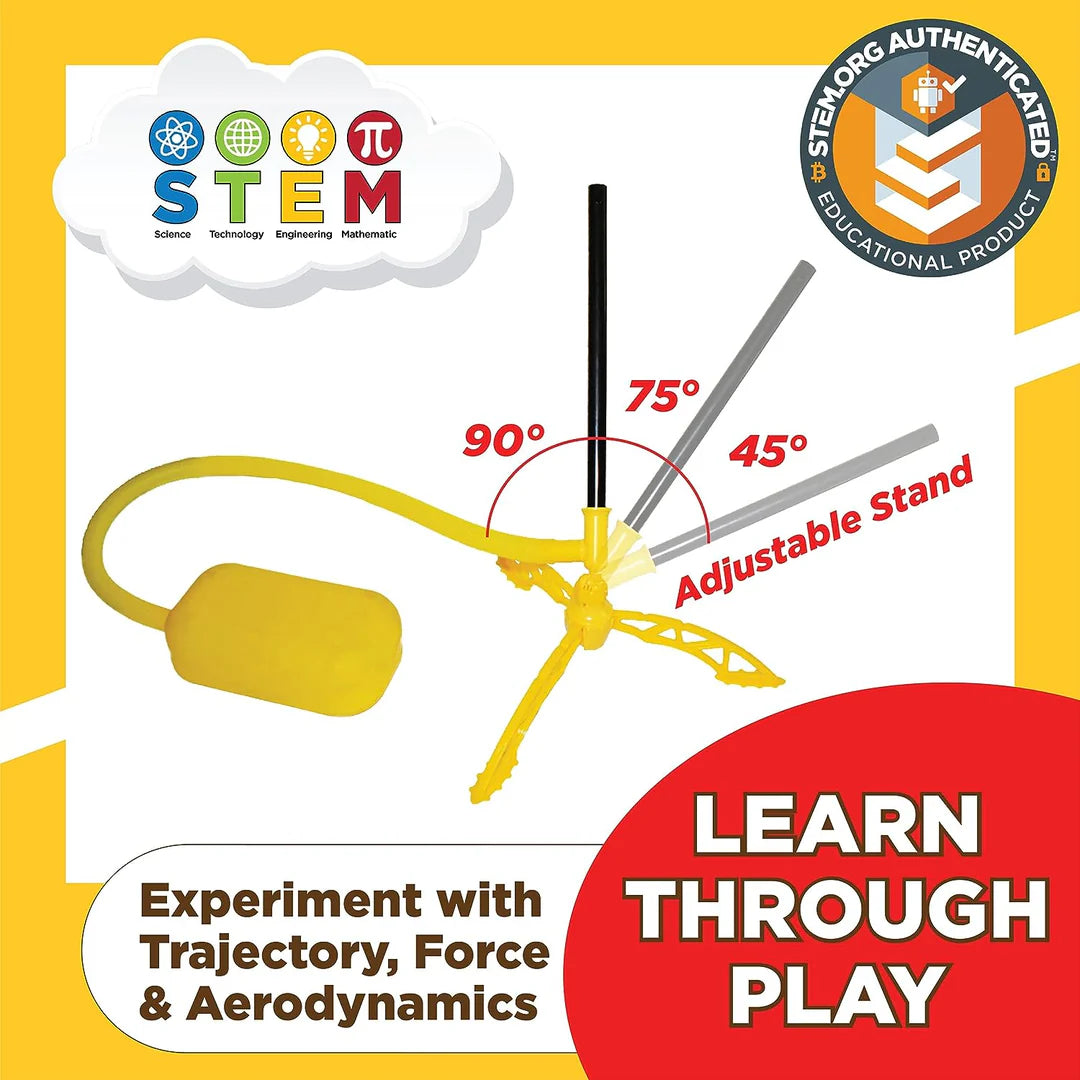 Kids' Glow Rocket Fun Launcher - STEM Outdoor Toy Set