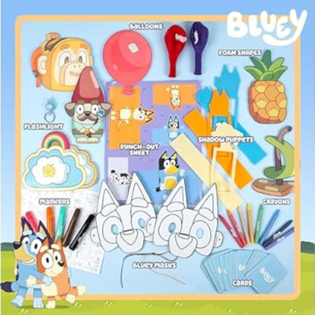 Bluey Imagination Arts & Crafts Activity Case (15 Games)