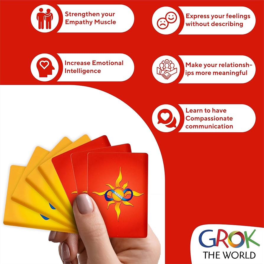 GROK Conversation Cards & Empathy Games  (20 Games)