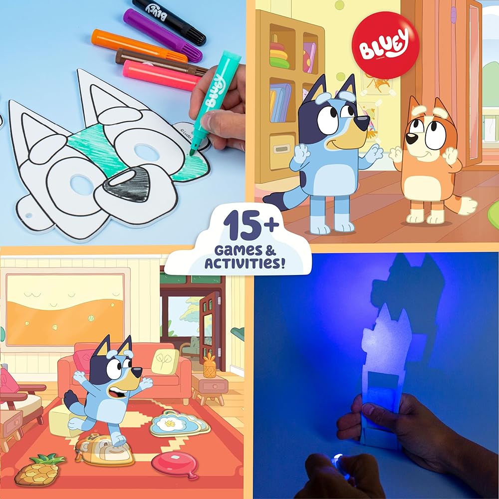 Bluey Imagination Arts & Crafts Activity Case (15 Games)