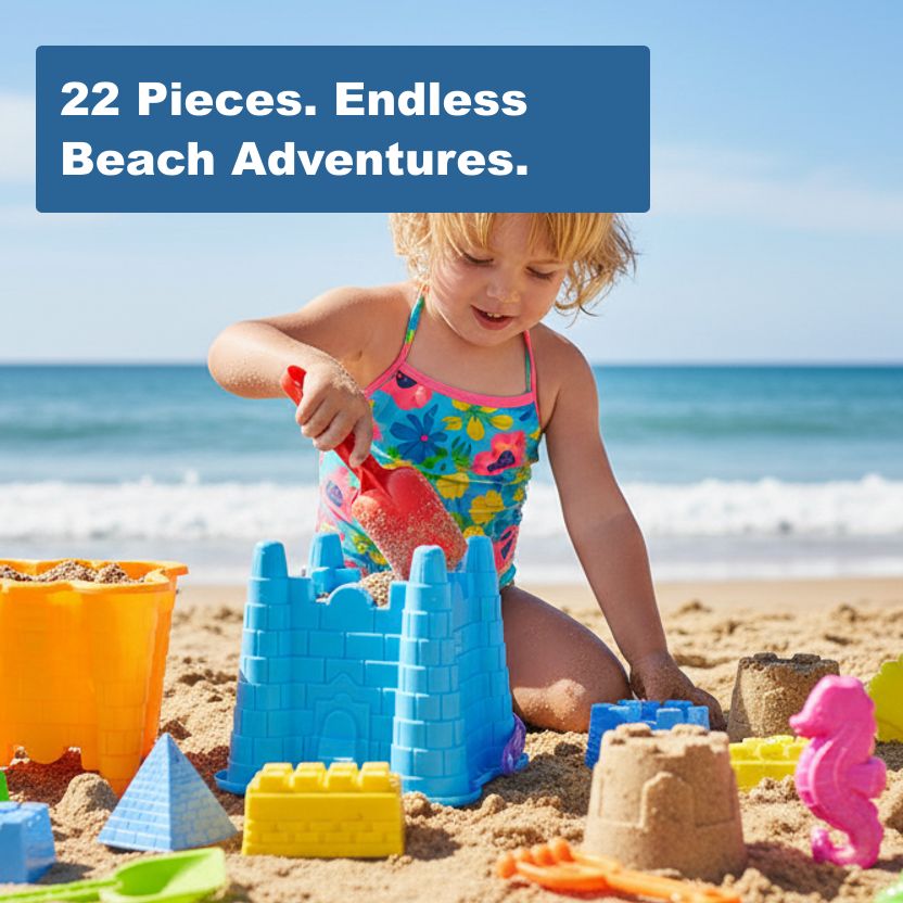 22 Pieces. Endless Beach Adventures.