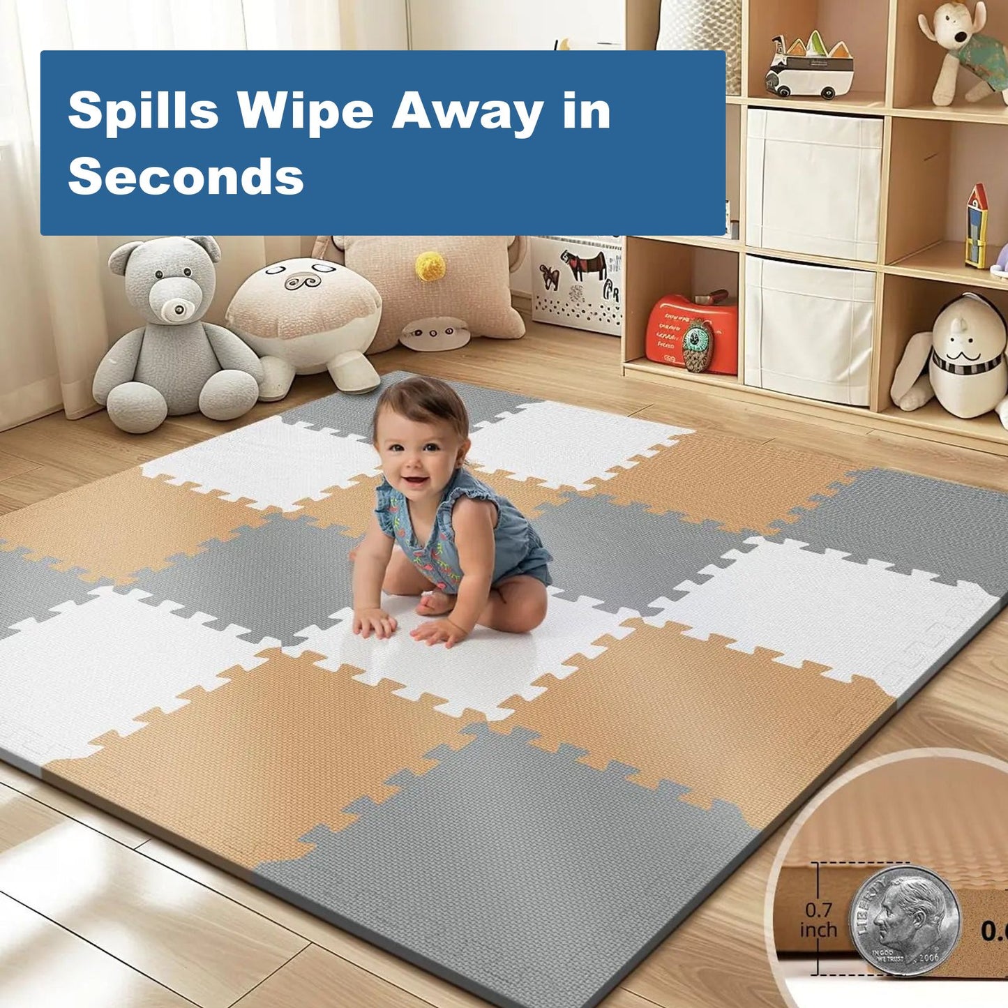 Spills Wipe Away in Seconds