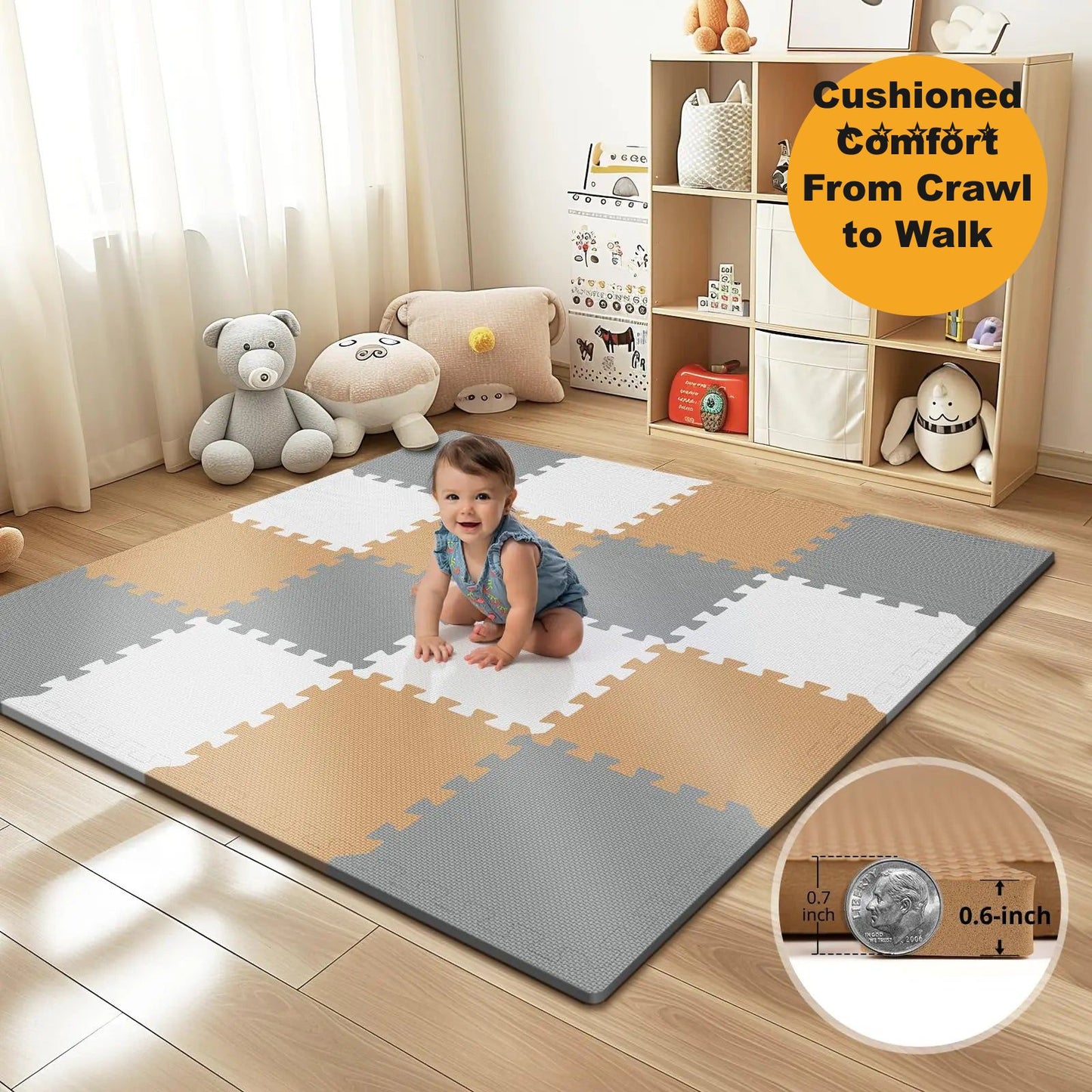Cushioned Comfort From Crawl to Walk