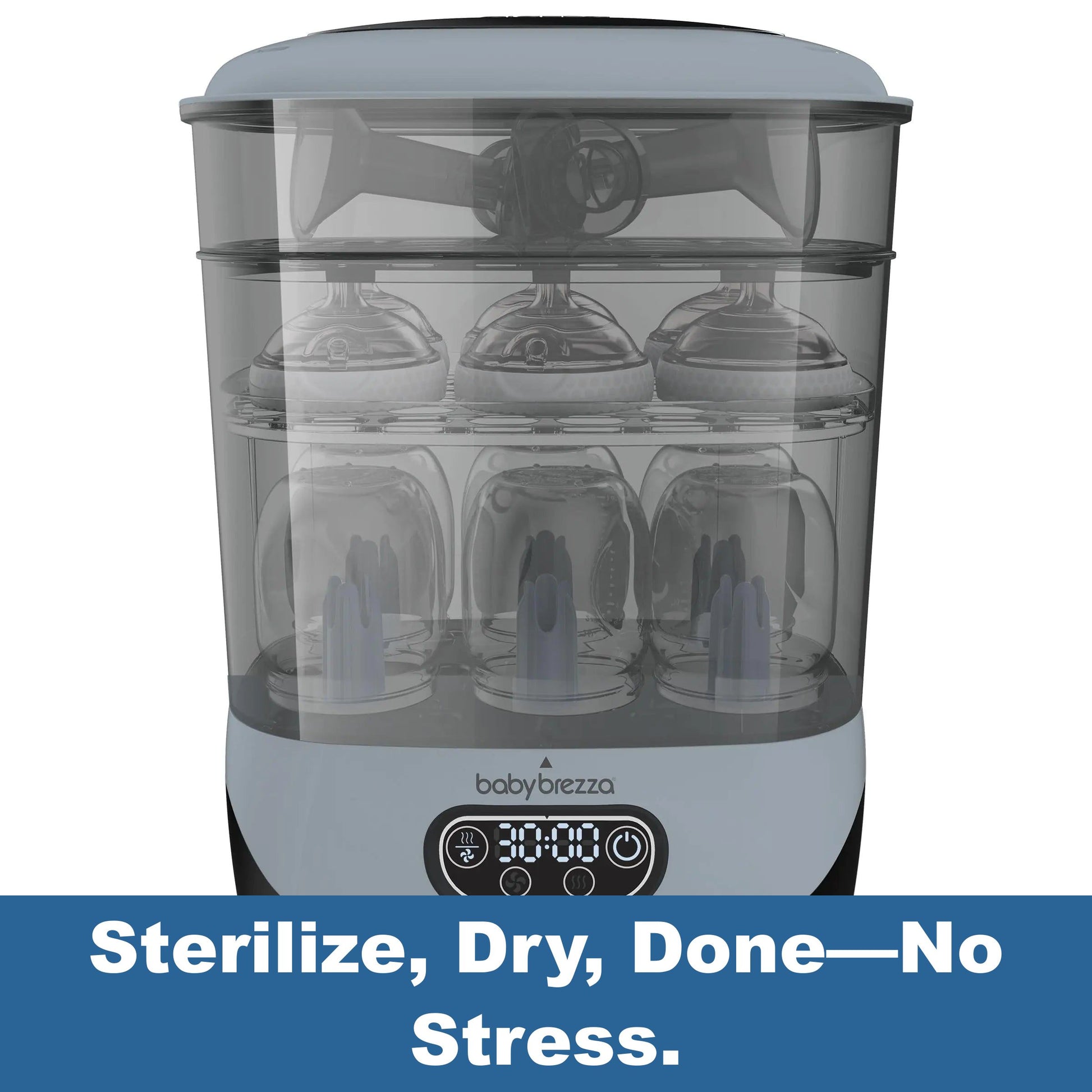 Sterilize, Dry, Done—No Stress.