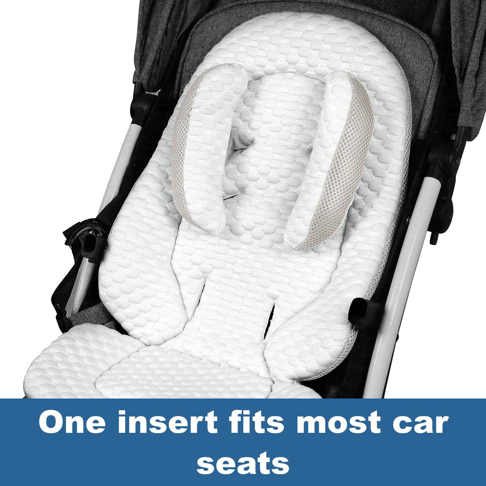 One insert fits most car seats