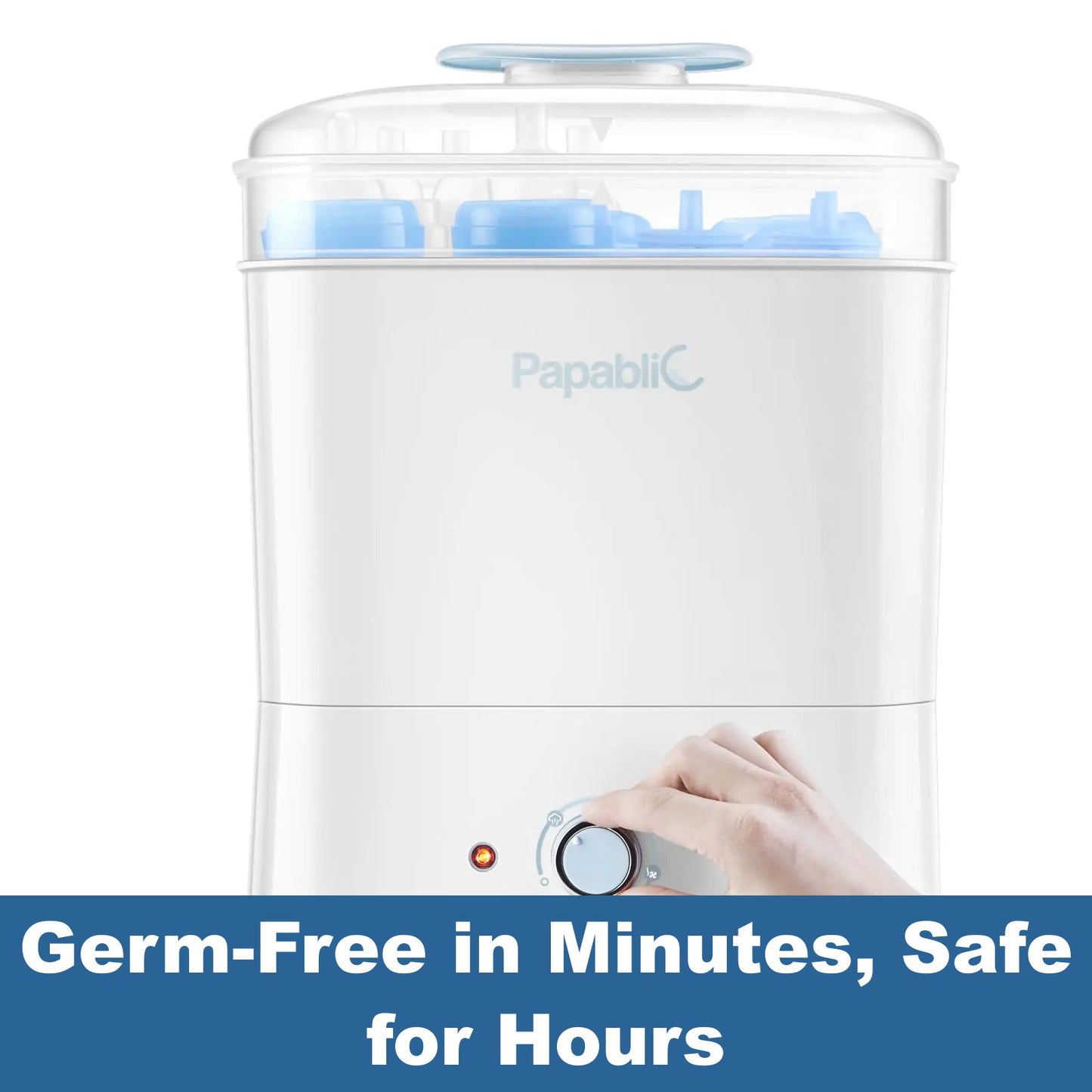 Germ-Free in Minutes, Safe for Hours