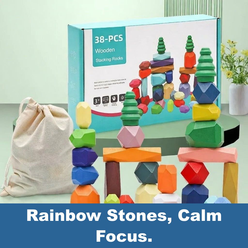 Rainbow Stones, Calm Focus.