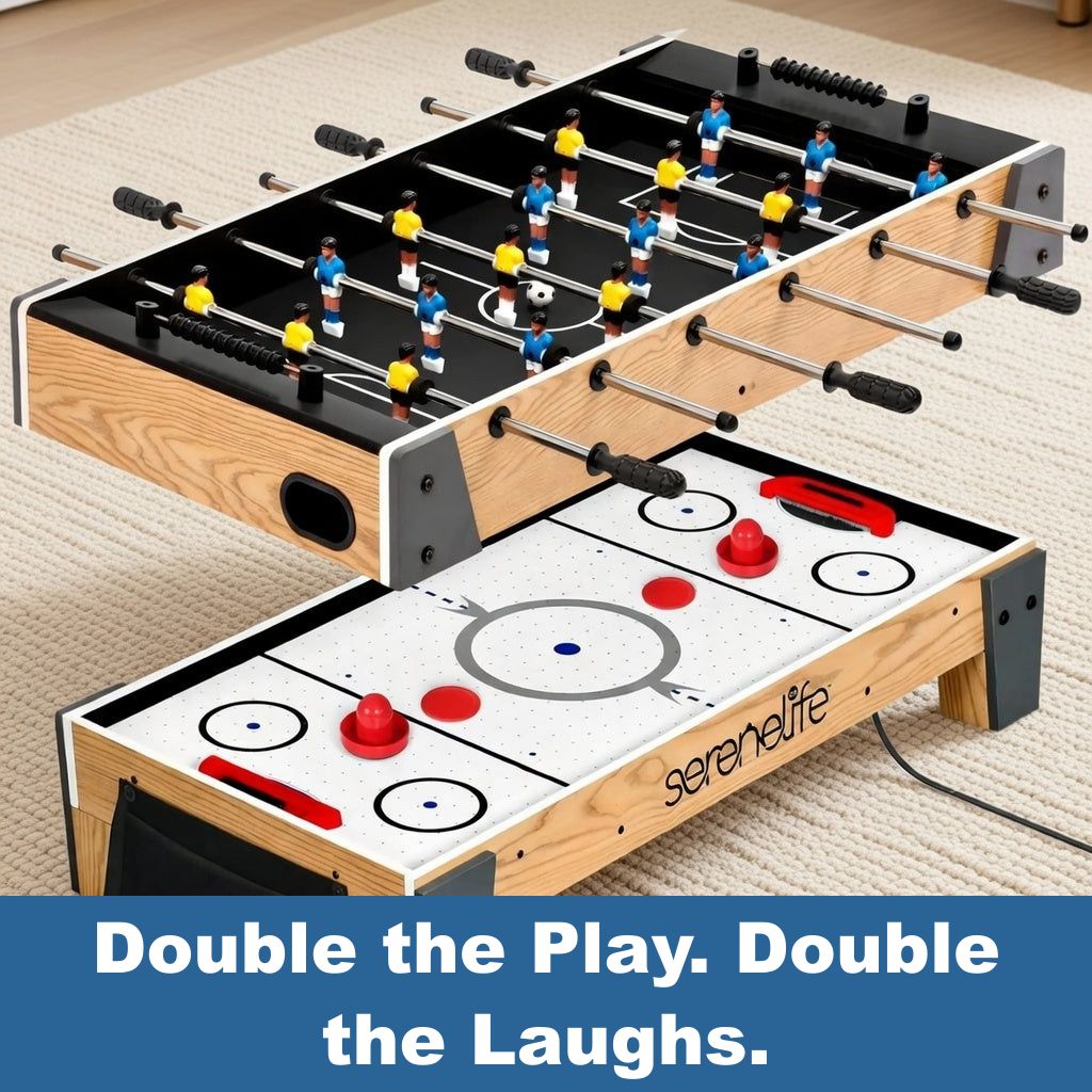 Double the Play. Double the Laughs.