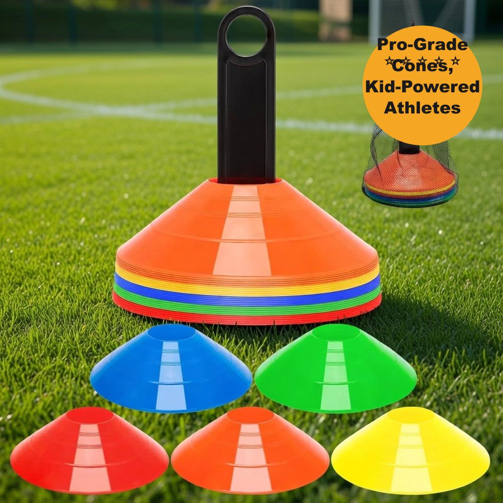 Pro-Grade Cones, Kid-Powered Athletes