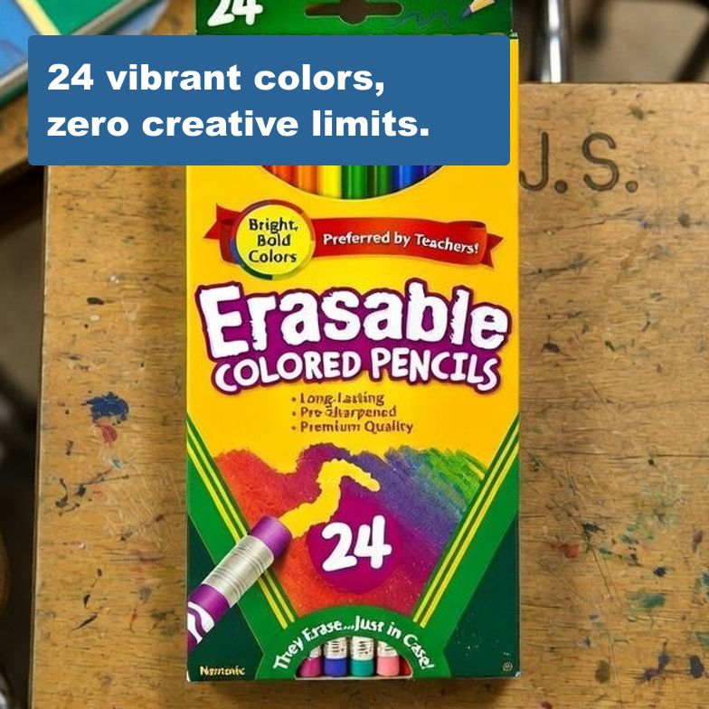 24 vibrant colors, zero creative limits.
