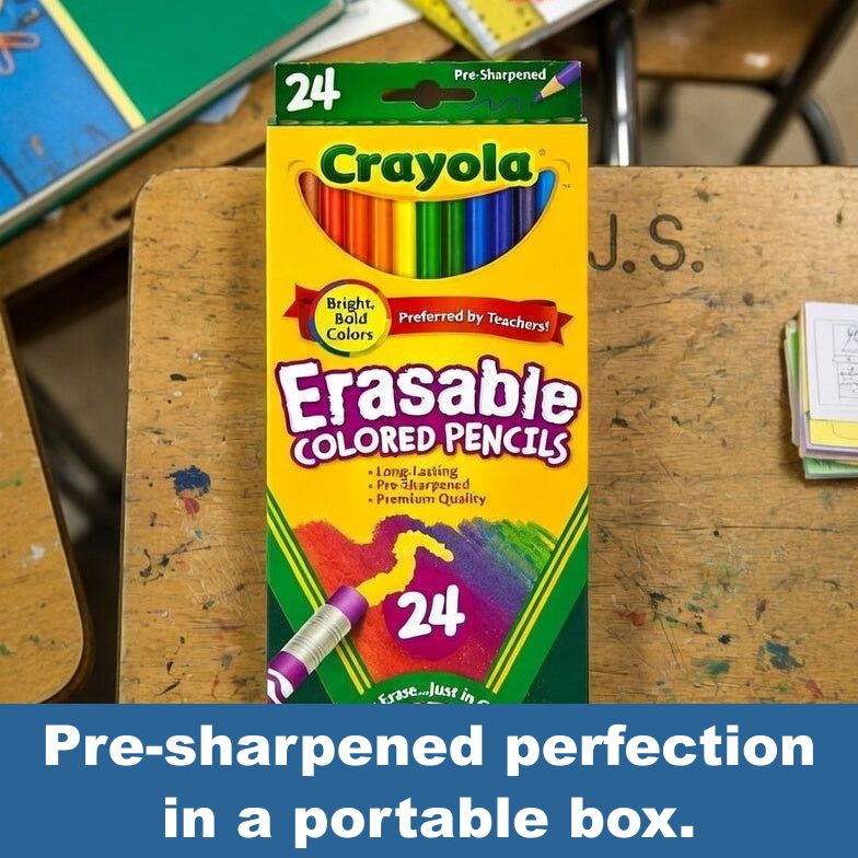 Pre-sharpened perfection in a portable box.