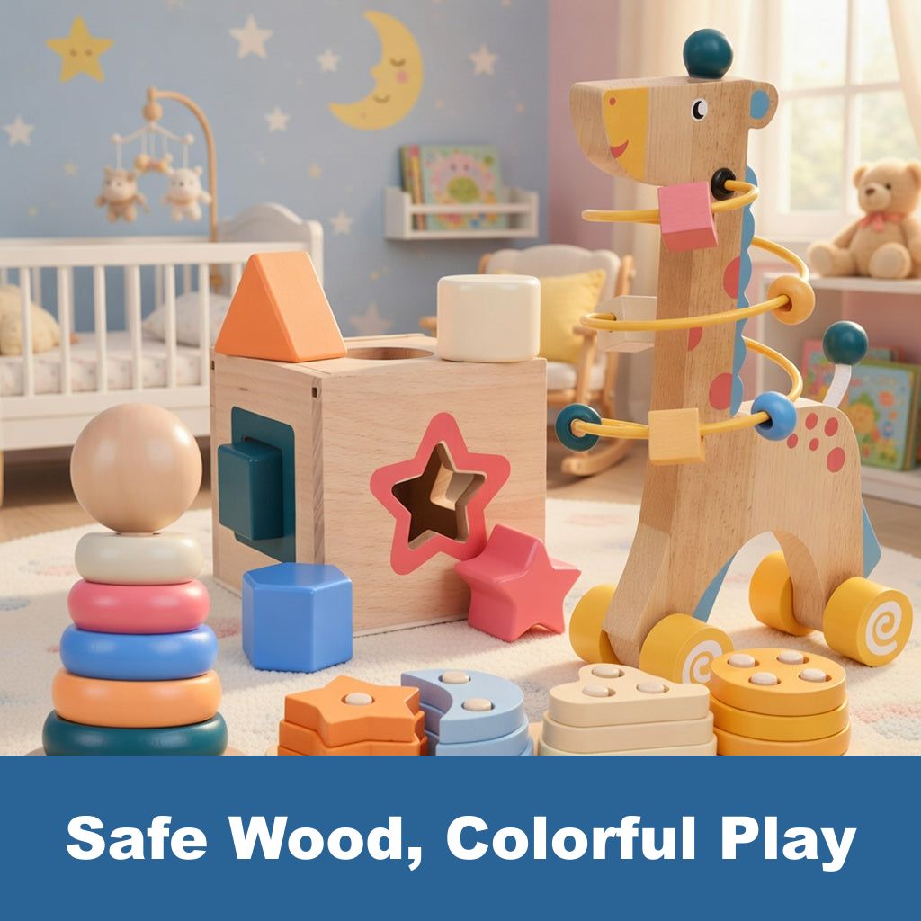 Safe Wood, Colorful Play