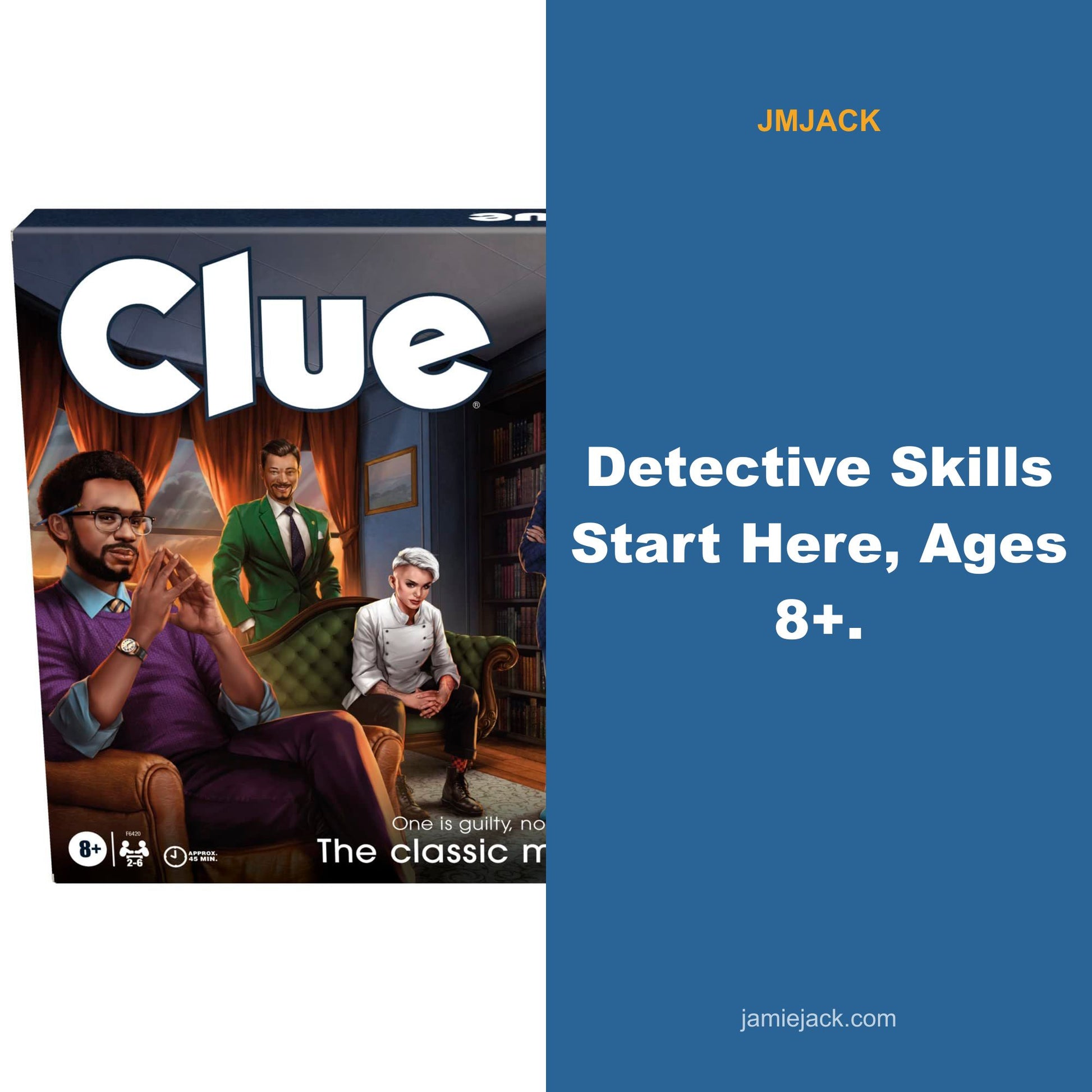 Detective Skills Start Here, Ages 8+.