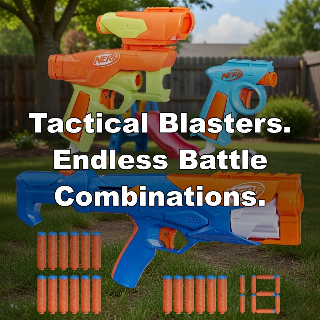 Tactical Blasters. Endless Battle Combinations.