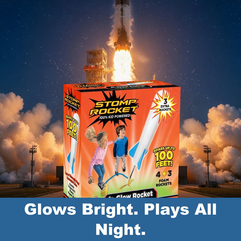 Glows Bright. Plays All Night.