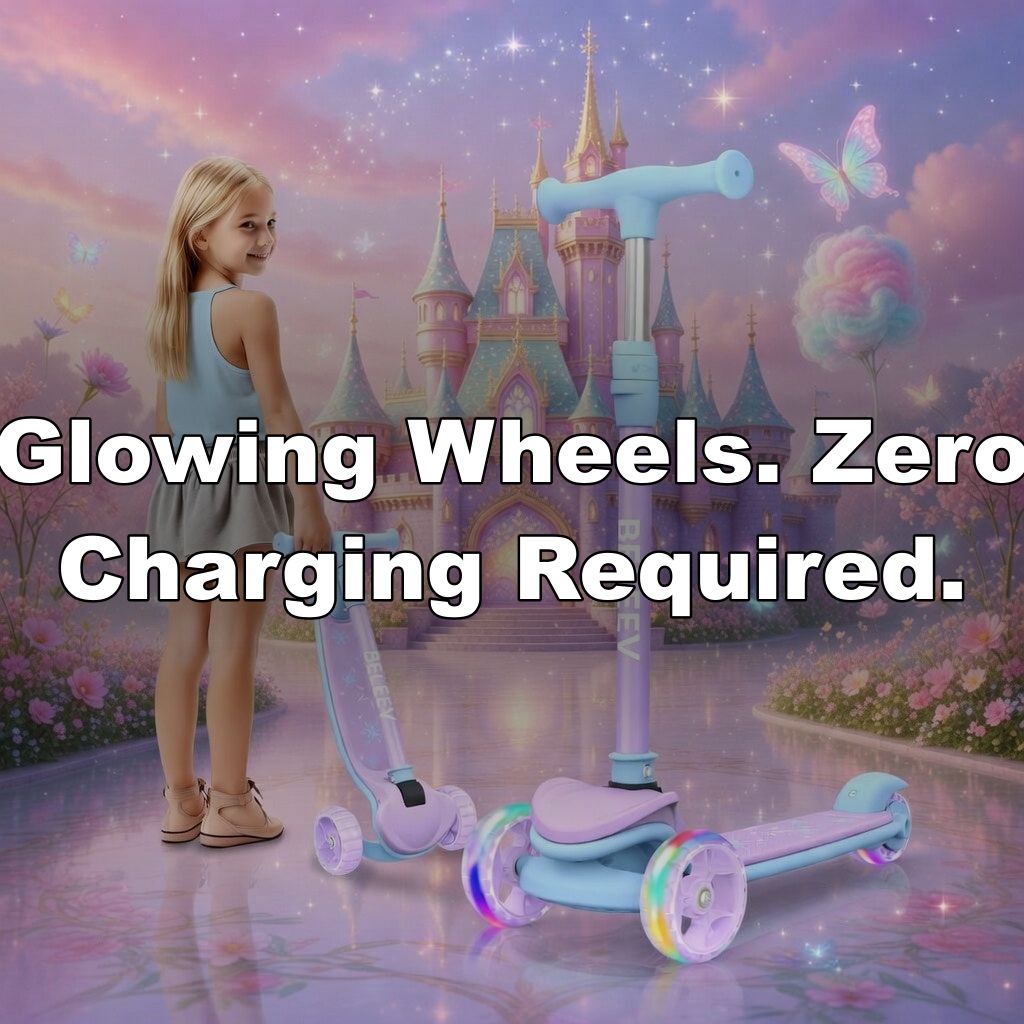 Glowing Wheels. Zero Charging Required.