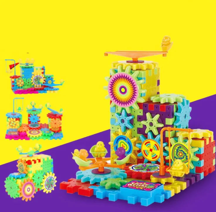 Brick Blocks & Gears Educational Toys