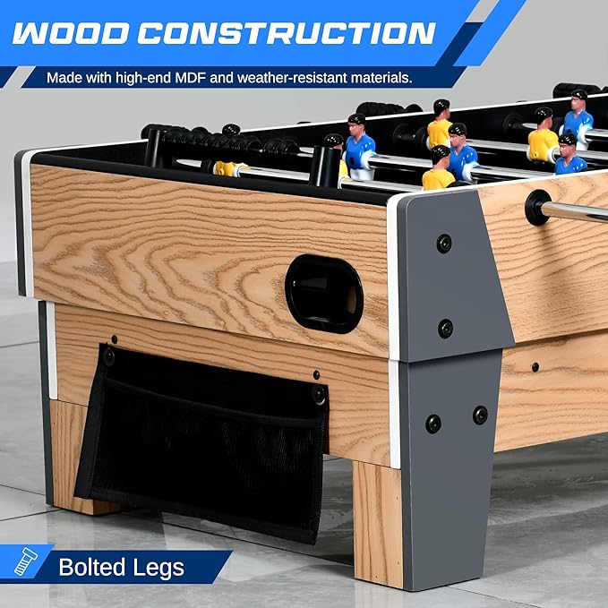 Playroom Dream Combo Table: Air Hockey & Foosball