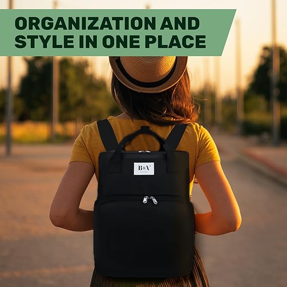 B&V Multi-functional backpack, diaper bag & changing station
