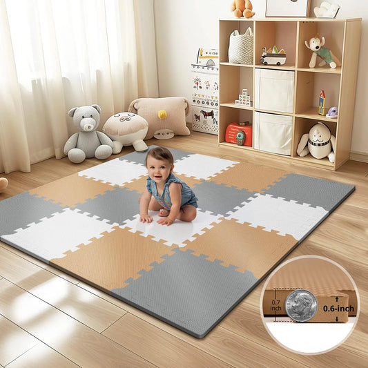 Foam Baby Play Mat for Floor (16 Tiles)
