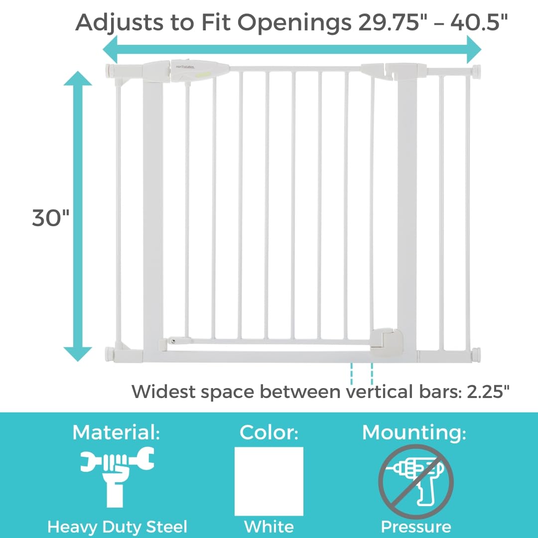 BrightGuard Auto-Close Child Safety Gate