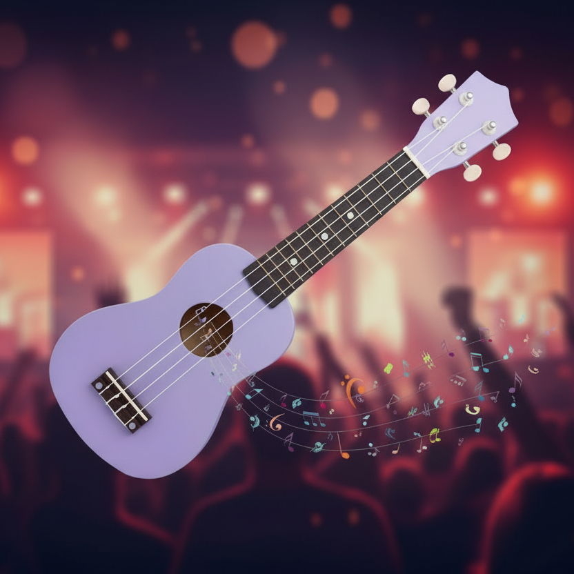Kids Wooden Acoustic Guitar (Ukulele Style)