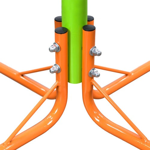 Four-Seat Play Seesaw 360° Rotation for Kids