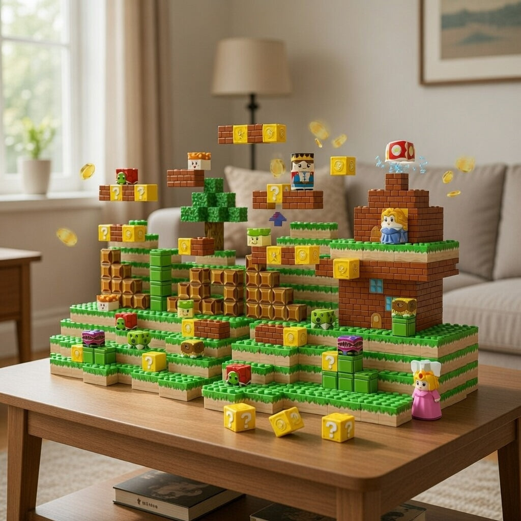 Mario Inspired 100PCS Magnetic Building Set