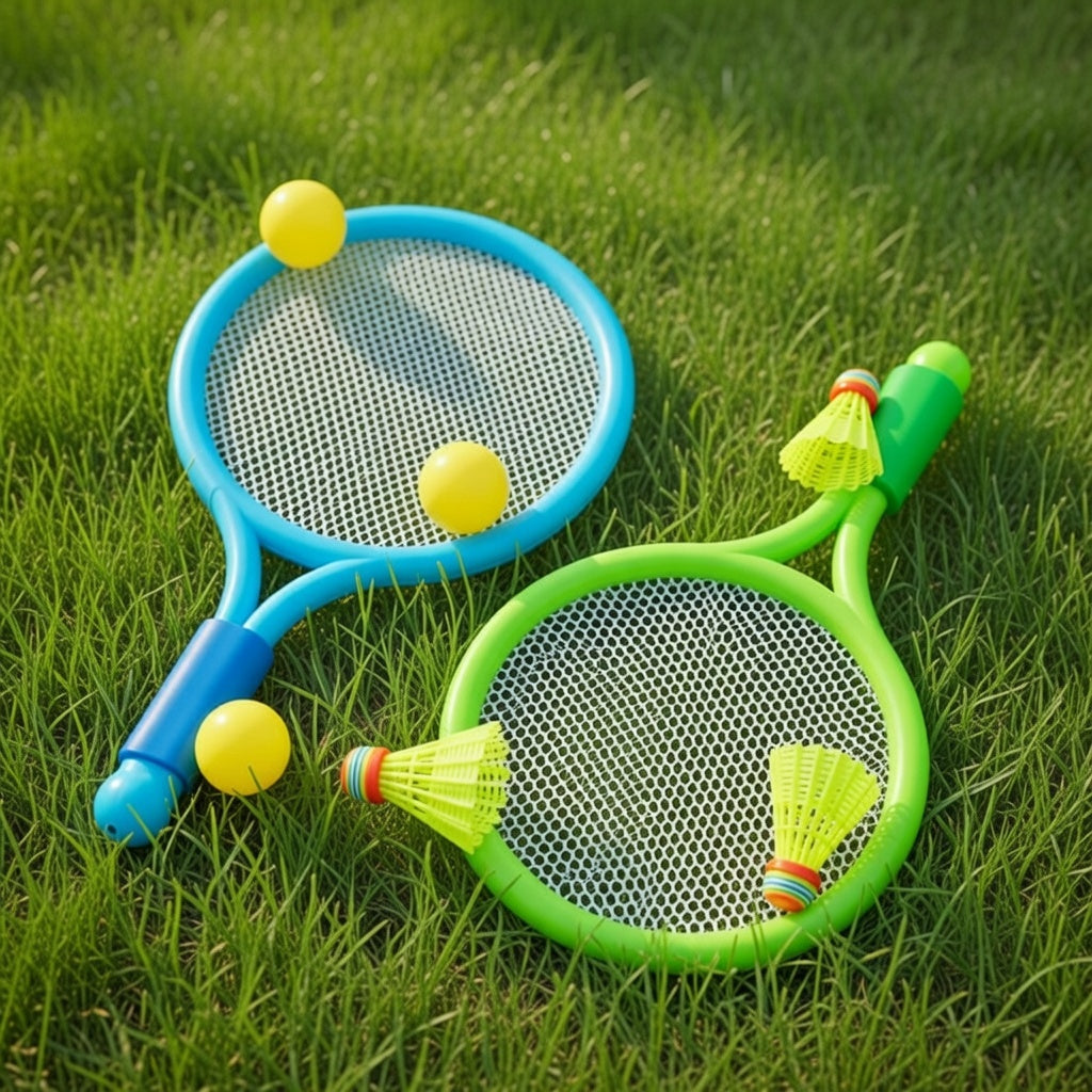 Junior Ace Combo Tennis and Badminton Set