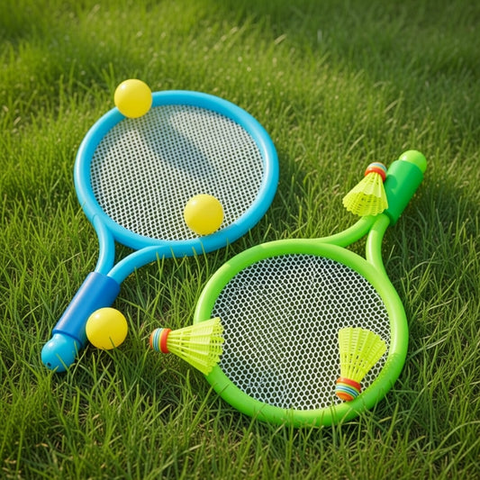 Junior Ace Combo Tennis and Badminton Set
