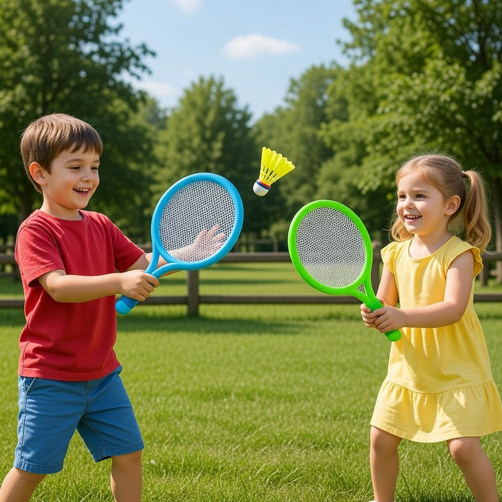Junior Ace Combo Tennis and Badminton Set